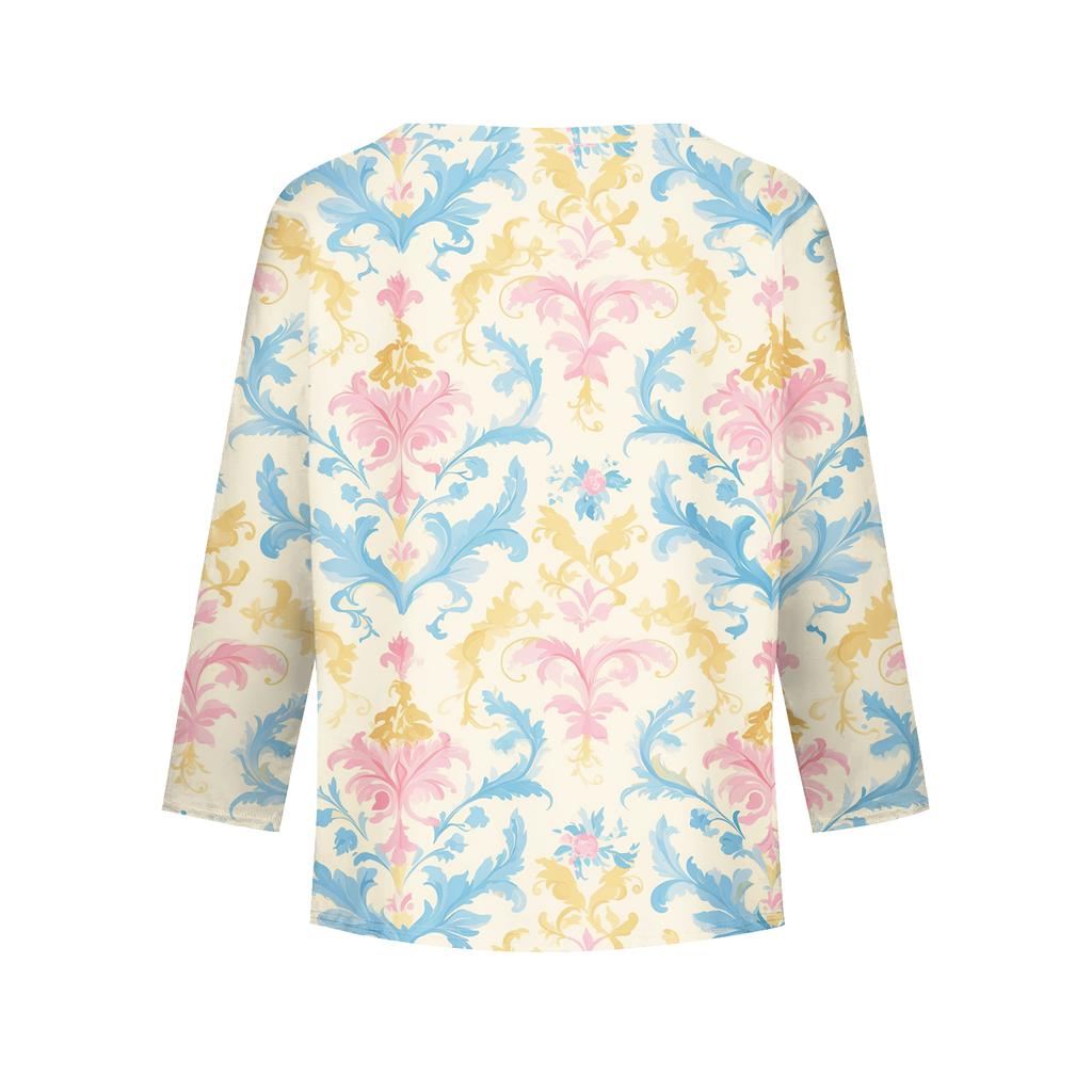 Mädchen Langarm T-Shirts Kinder Herbst Tops Rundhals Bedruckt Basic T-Shirts