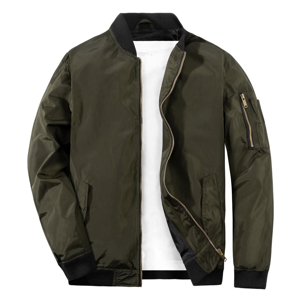 Herren Lockere Lässige College-Stil Baseballjacke - Dünner Herbstmantel