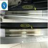 Stainless Steel Auto Inner Door Scuff Plate Door Sill Protector Kit Cover Trim Accessories For Toyota Prius Prime PHV 2017 2018