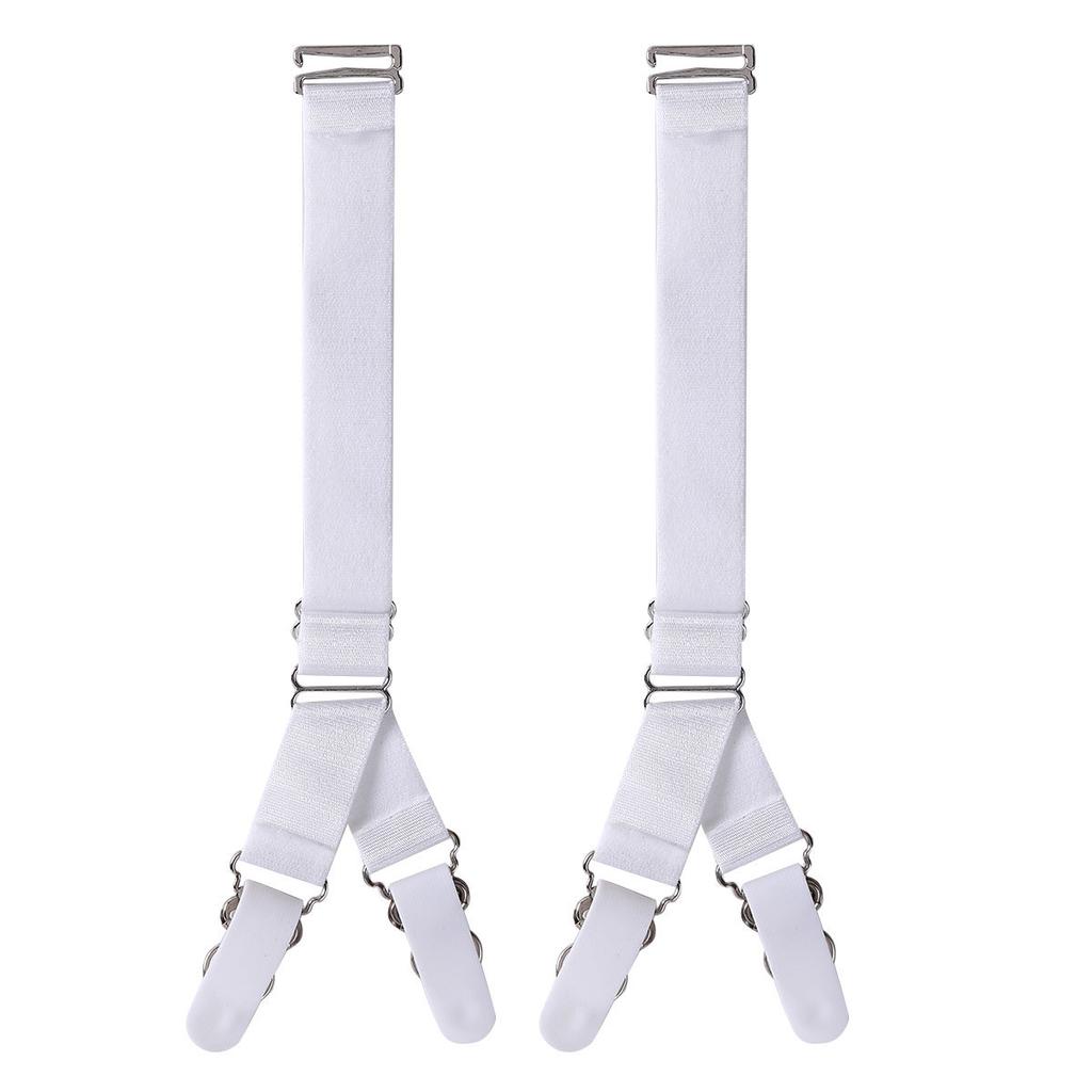 Reggicalze Elastico a Y: Portacalze Corsetto Regolabile con Clip Metallica a Becco d'Anatra per Lingerie e Abiti da Sposa