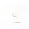 Double-Sided Thickened Deerskin Flannel Silver Polishing Cloth, 7x10cm, White Packaging
