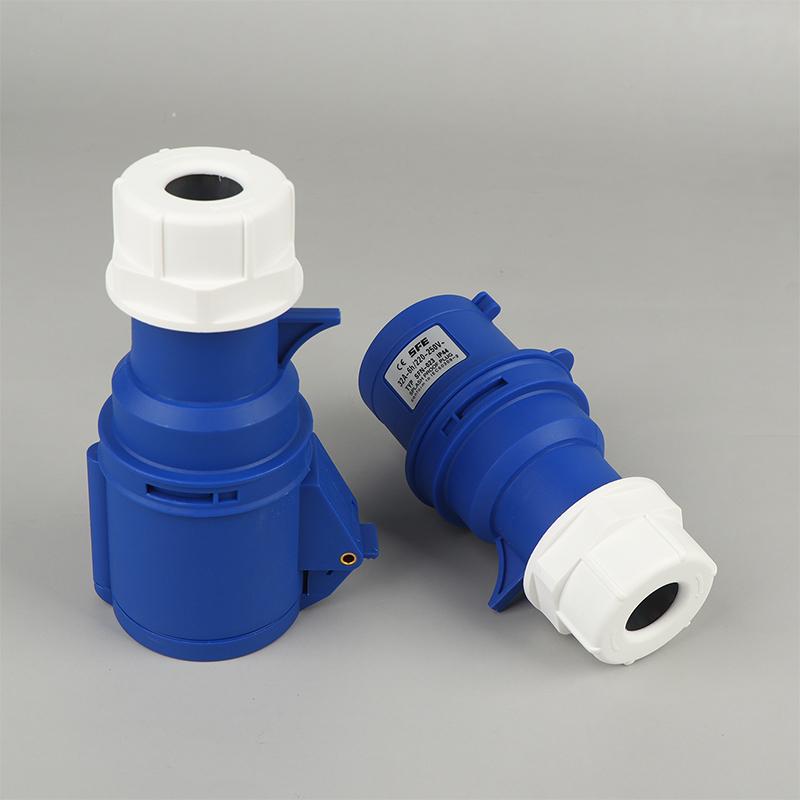 32A 3-Pin Stecker Industriell Stecker & Buchse Sfn-023/Sfn-223 Wasserdicht Ip44 220-240V~2P+E