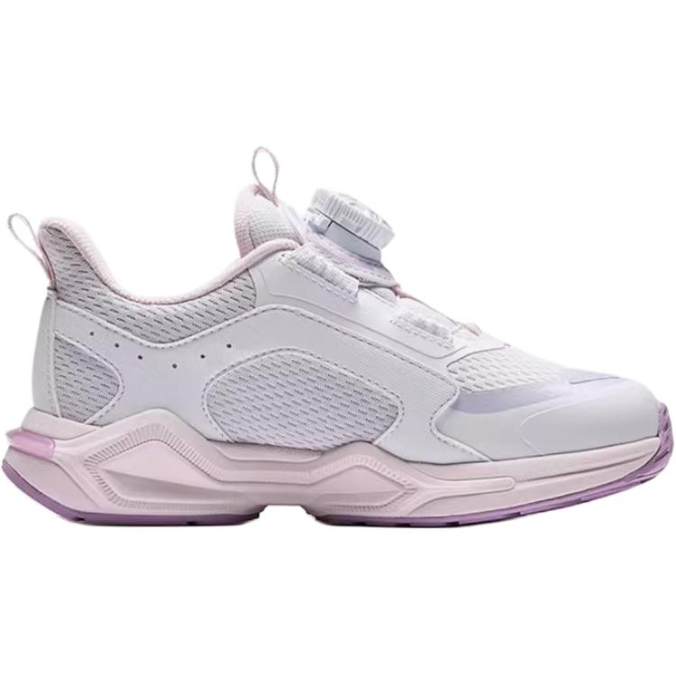 Anta Kids Bow Speed Comfortable Non-Slip Wear-Resistant Low-Top Running Shoes Kids Sneaker White 322449907-3