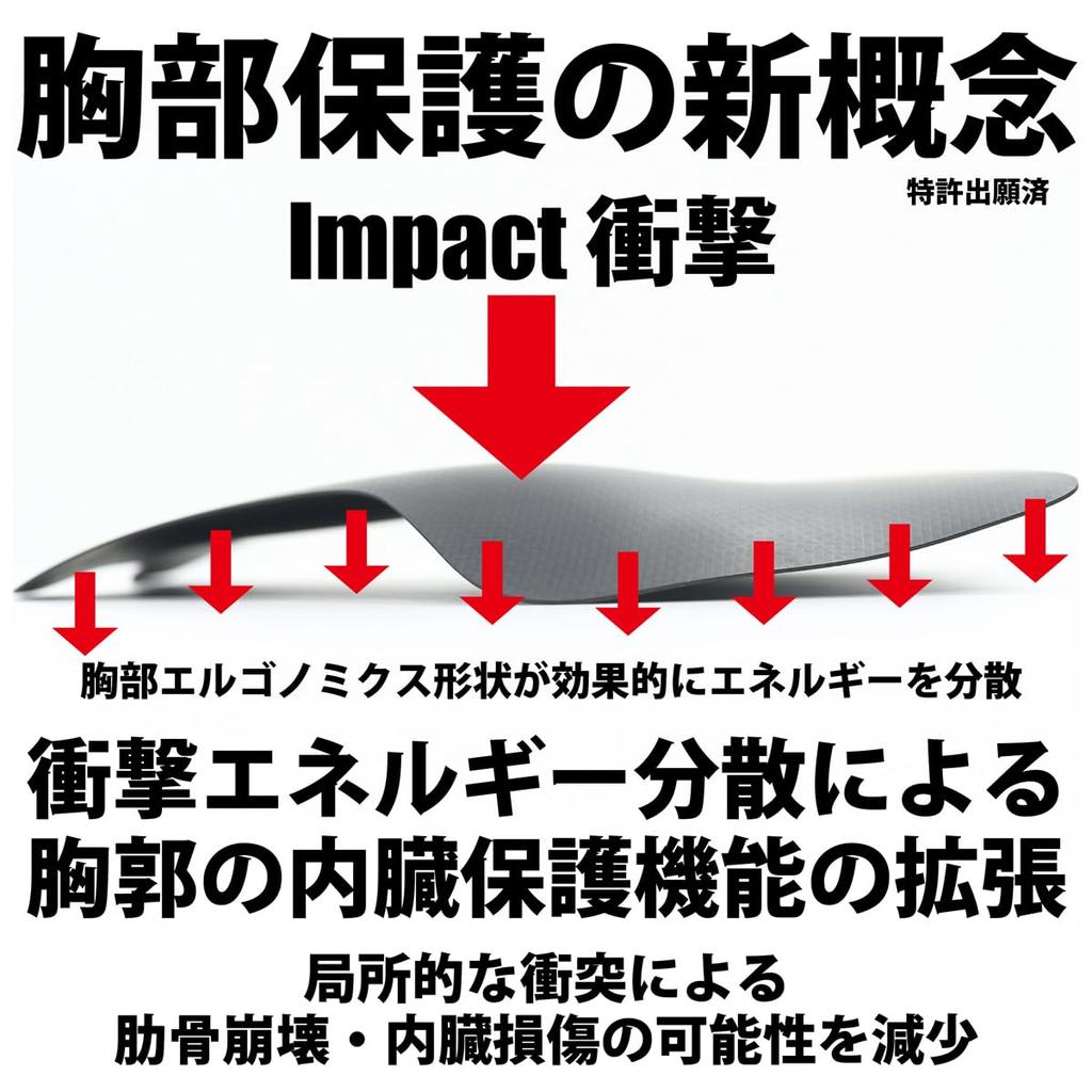 KOMINE Motorcycle Chest Protector Dry Carbon Chest Plate Made In Japan Black Free KK-906