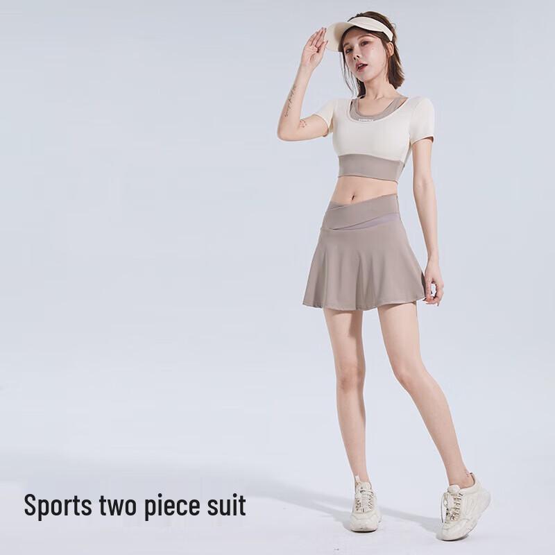 WEZHO Quick-Dry Running  Fitness Short-Sleeve Set