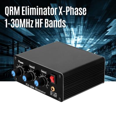 QRM Eliminator X-Phase 1-30 MHz HF-Bänder Phase/Zwei Verstärkungen Einstellbar Integrierte PTT-Steuerung QRM