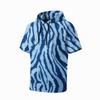 Sudadera con capucha deportiva casual para hombre, manga raglán, manga corta, jersey, tejido ligero y transpirable, adecuada para actividades al aire libre y pesca