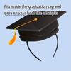 Graduation Retention Headband: Fastener For Securing The