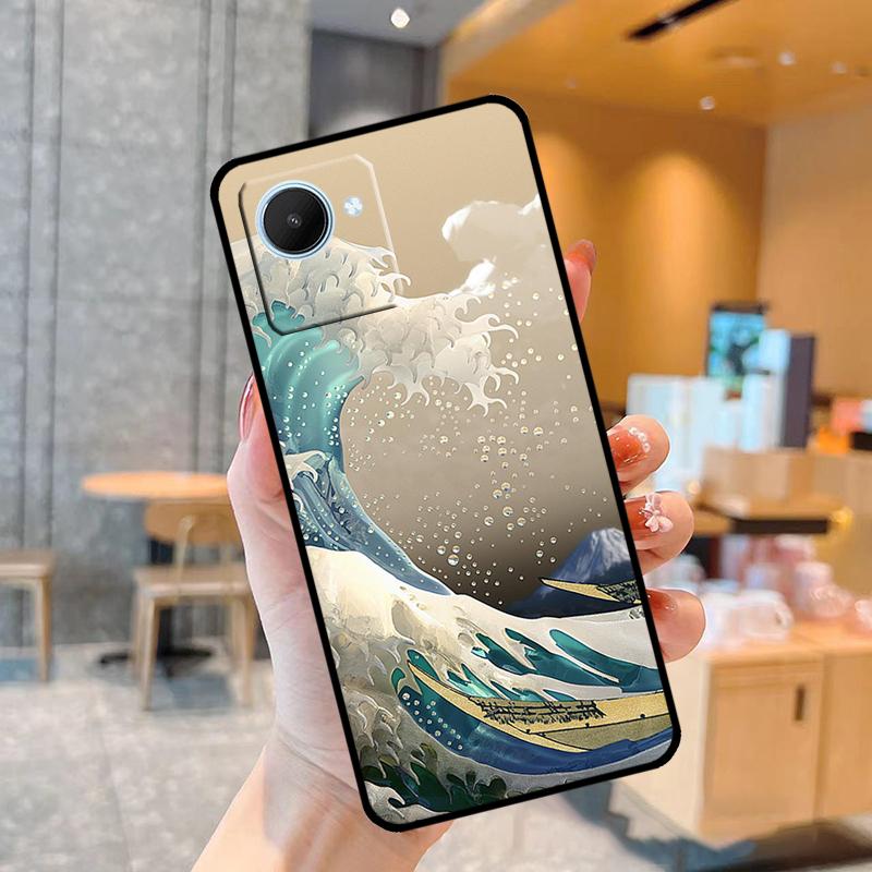 The Great Wave Off Kanagawa For Realme GT7 Pro GT6 10 11 12 13 14 15 Pro Plus C55 C71 C75 C67 C63 C61 C53 C35 C65 Case