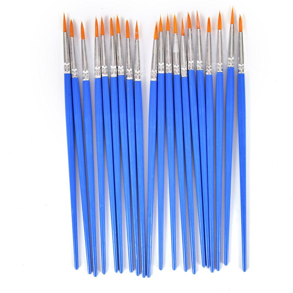 

Professional 10pcs Paintbrush Oil Acrylic Brush Watercolor Pen Nylon Hair Wooden Handle Paint Brushes School Office Art Supplies