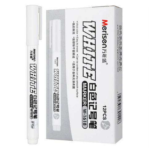 1/5 Packung Permanente Weiße Marker Stifte Schnelltrocknende Tinte Langlebige Spitze Für Kunst Handwerk Felsen Malerei Glas Metall Holz Markierung