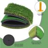 Golfový trenažér švihu Odpalovací podložka 30*60cm Vnitřní Venkovní Mini Tréninková Odolná PP Travní podložka Tréninková podložka na zahradu Guma