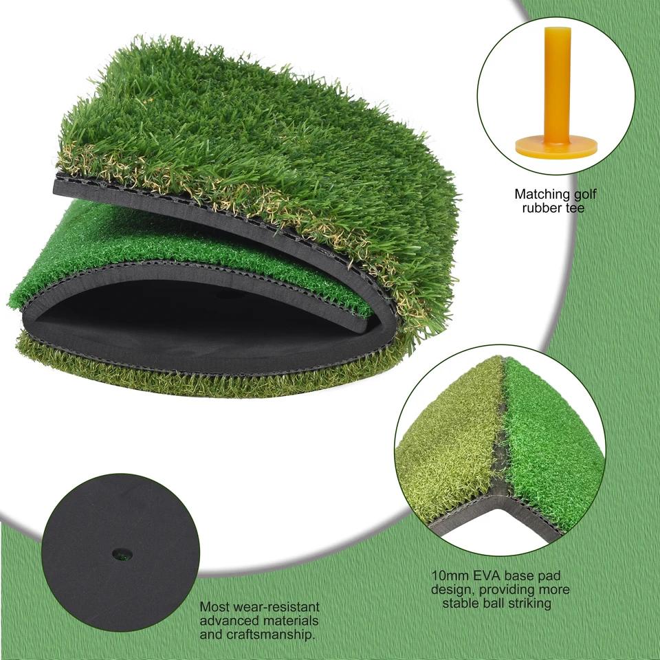 Golfový trenažér švihu Odpalovací podložka 30*60cm Vnitřní Venkovní Mini Tréninková Odolná PP Travní podložka Tréninková podložka na zahradu Guma