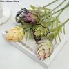 2 Stück 56 cm Künstliche Artischocke Frucht Fake Weichplastik Simulation Artischocke Blume Dekorative Künstliche Pflanzen Wohnzimmer