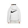 Nike Kapuzenjacke mit Logoprint Kurze Baumwolljacke Damenjacken Weiß CZ1467-100