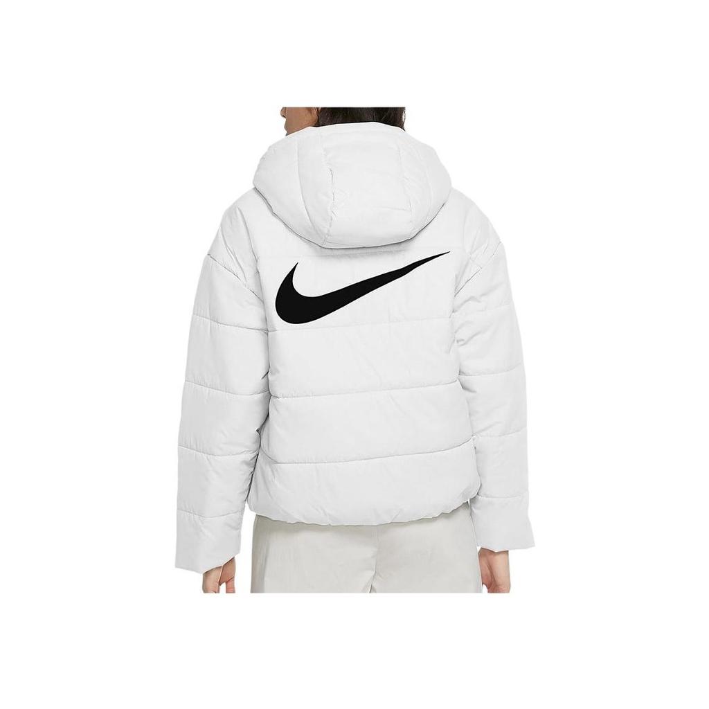 Nike Kapuzenjacke mit Logoprint Kurze Baumwolljacke Damenjacken Weiß CZ1467-100