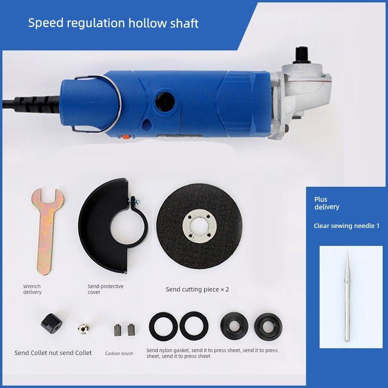 

Electric Tile Sewing Machine Sewing Tool Small Mini Small Sized Angle Grinder Cutting Machine Polishing Machine Grinding Handy Gadget Adjustable speed hollow shaft +1 sewing needle