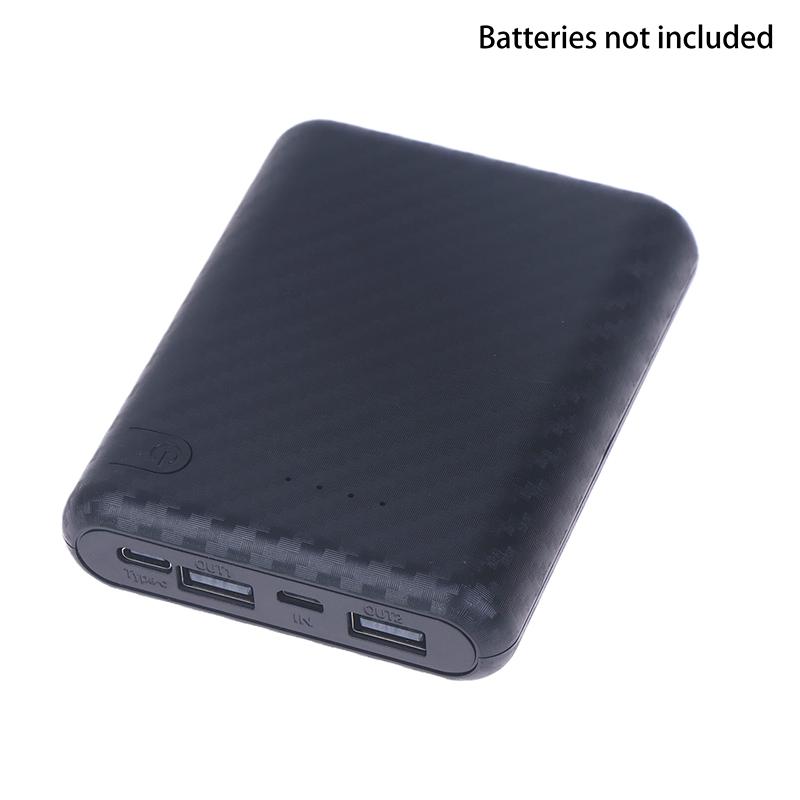 4 Schlitze 18650 Batteriebox Gehäuse DIY Power Set Material Mini Lötloser Netzteilgehäuse Für Zuhause Unterwegs Und Andere Anlässe