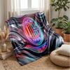 AC Mailand Thema Decke Weiche Flanelldecke Plüsch Überwurfdecke Gemütliche Sofa Bettdecke für Heimdekoration