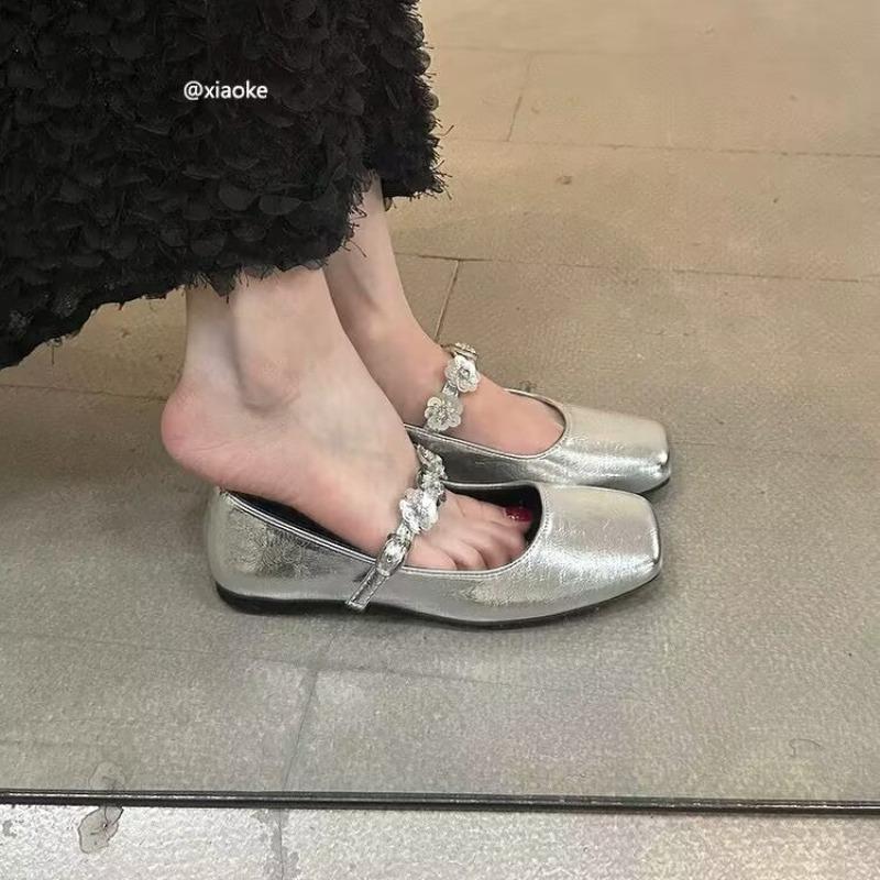 New flat-soled single shoes women s versatile casual Mary Jane shoes breathable butterfly soft-soled shoes tide 35