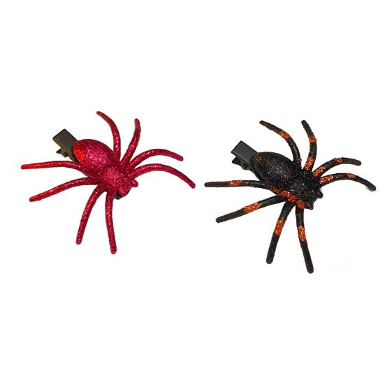 1/2Pcs Halloween Spider Hair Clip Decorative Hair Pins Women Hairpin Headpiece Cosplay Costume Accessory