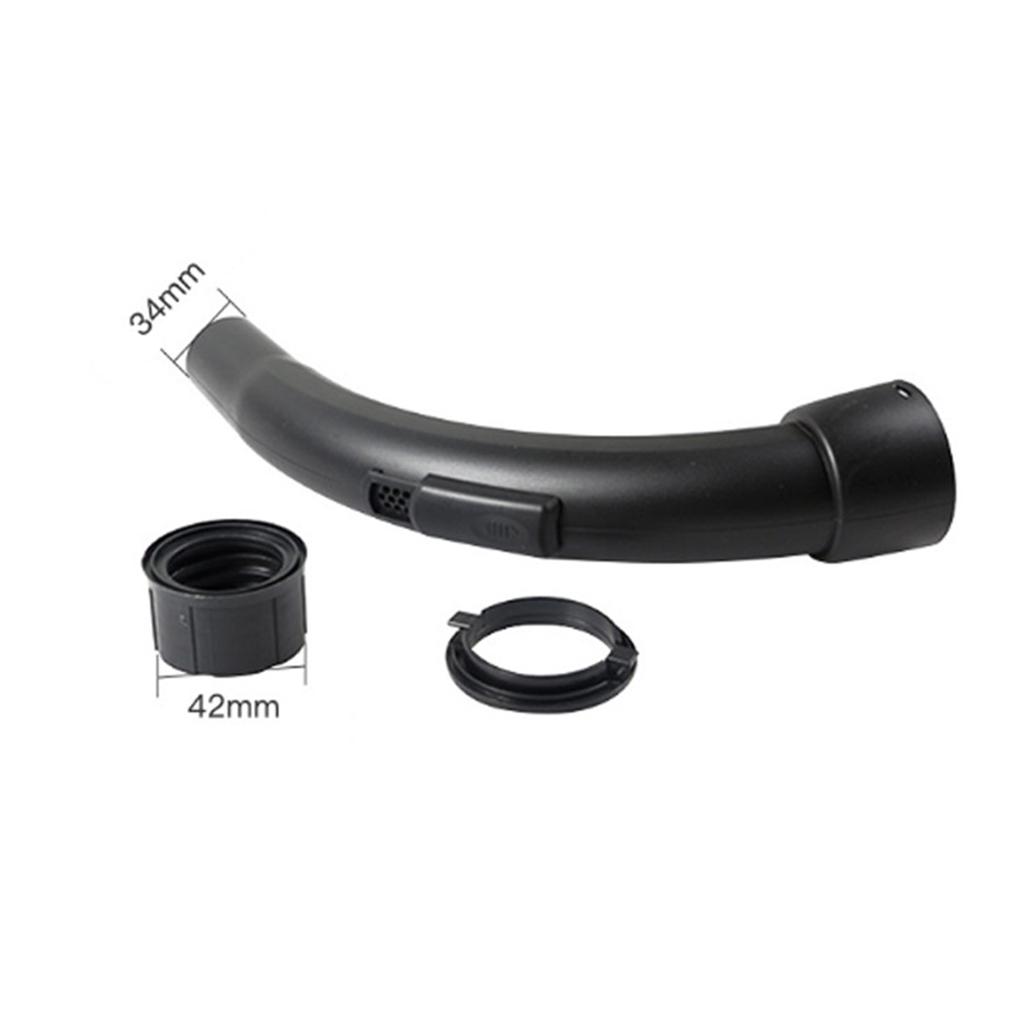 Universal Staubsaugerschlauch Endstück Bogen Gebogener Griff Rohr Stiel Set 35mm Haushaltsstaubsauger Zubehör