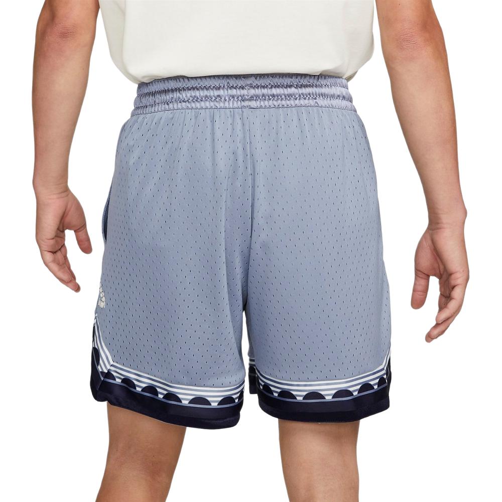 Nike Basketballshorts Herren Grau Blau Moderate Gerade Passform Hose dq5657-493