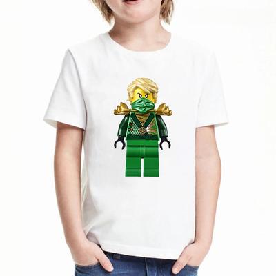 2025 abbigliamento cartoni animati t shirt camicie per ragazzi stampa ninja grafica t-shirt per bambini magliette per bambini top estivi per ragazze camicie vestiti per bambini