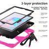 With Built-in Screen Protector Case For Samsung Tab S6 Lite 10.4 SM-P620 P613 P610 A7 10.4 T500 505 A8 10.5 X200 205 Stand Cover