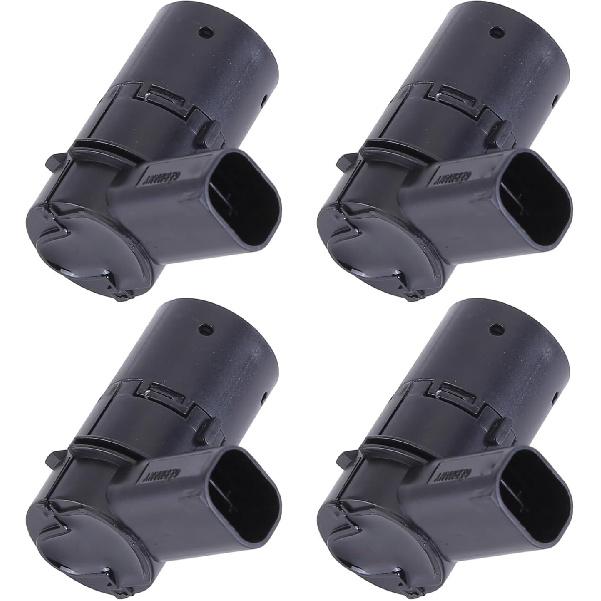 4pcs Reverse Backup Parking Rear Bumper Park Assist Object Sensor Compatible for Nissan Frontier 2013-2021,25994-9BF1A 25994-9BF1B Rear Right Backup