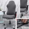 4pcs Ergonomic Office Computer Game Chair Slipcovers Stretchy Polyester Reclining Racing Gaming Chair Covers Waterproof Chair