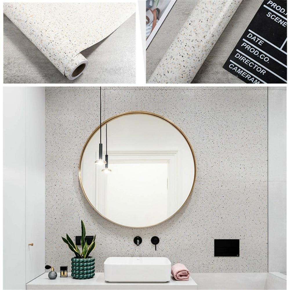 Marmor Vinyl Tapete für Wände in Rollen Wasserdichte Wandaufkleber Badezimmer Tisch Küche Klebeaufkleber Möbel Dekor Folie