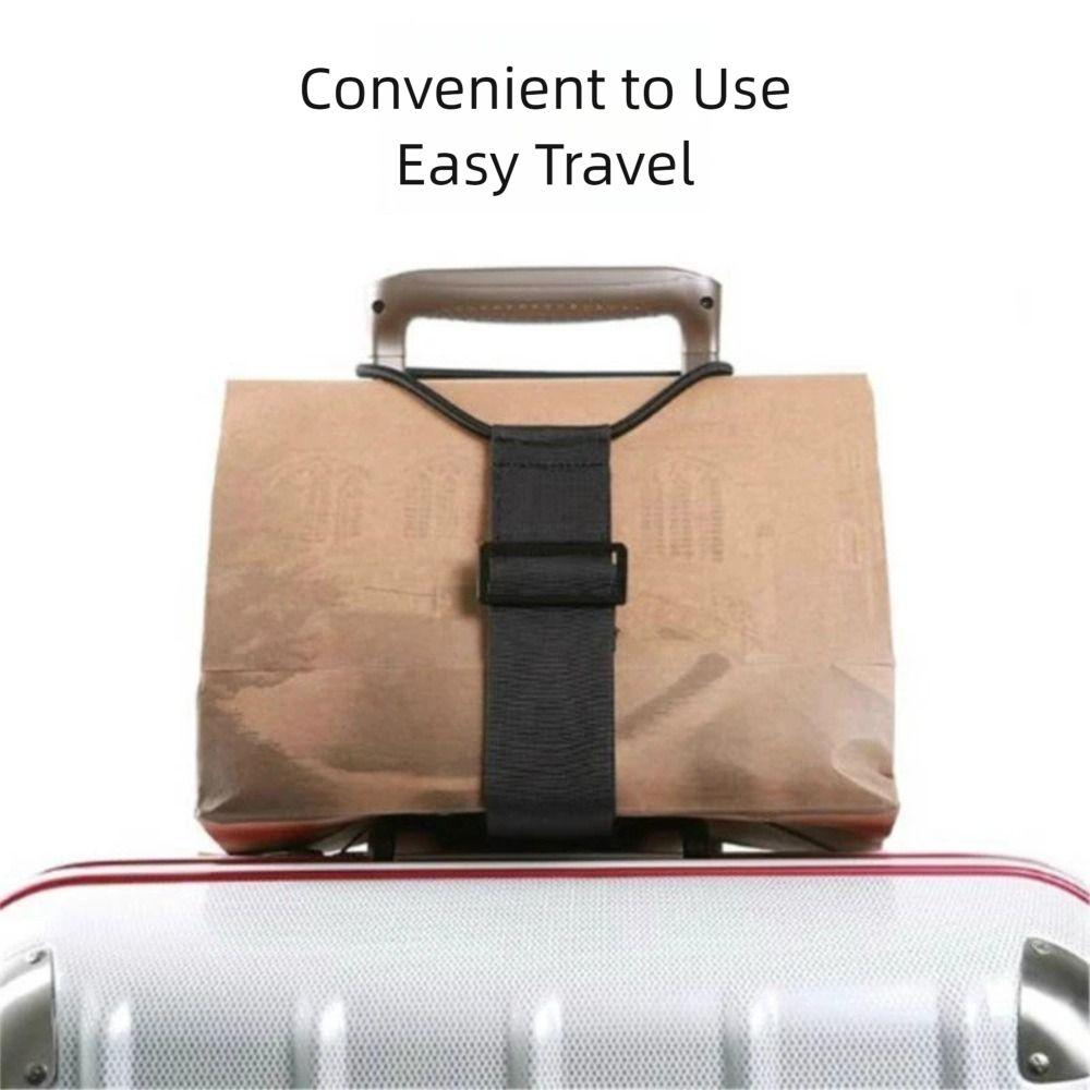 1/2Pcs Versatile Luggage Elastic Strap Reusable Adjustable Luggage Connector Straps Travel Suitcase Fixed Strap