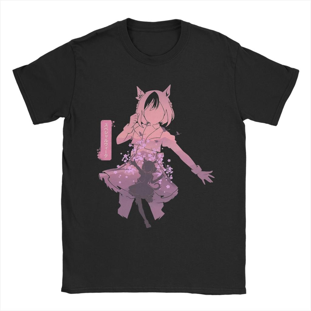 Silence Suzuka Uma Musume Anime T Shirts Unisex Cotton Funny TShirts O Neck  Tee Shirt Short Sleeve Clothes 6XL
