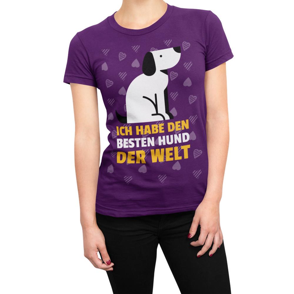 

Ich habe den Besten HUnd der Welt Hundeliebhaber Undebesitze Bio Damen T-Shirt 4XL