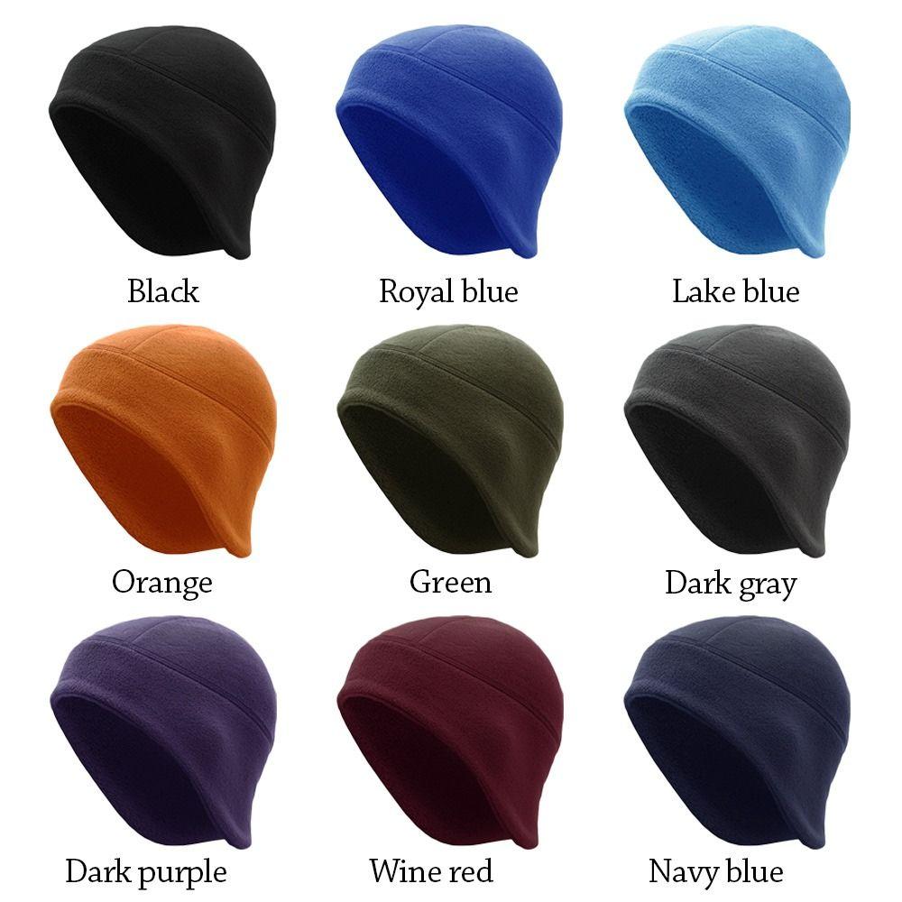Warme Beanie Mütze Slouchy Sportmützen Winter Ohrenwärmer Reitmütze für Männer Frauen