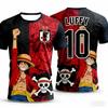 Luffy Football Jersey T-shirt Kids Football Special Jersey  Adult Men's Quick-Drying T-shirt