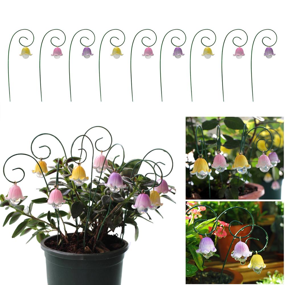 

No Fade Resin Plant Flower Pick Stand Porch Decor Faux Flower Fairy Garden Accessory for Home Kitchen Bedroom Festival Wedding China Mainland