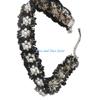 HX6F Small Flower Pearl Collar Necklace Vintage Choker Sweet Cool Necklace Jewelry