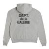 2024 A/W Unisex French Alphabet Logo Zipper Hoodie