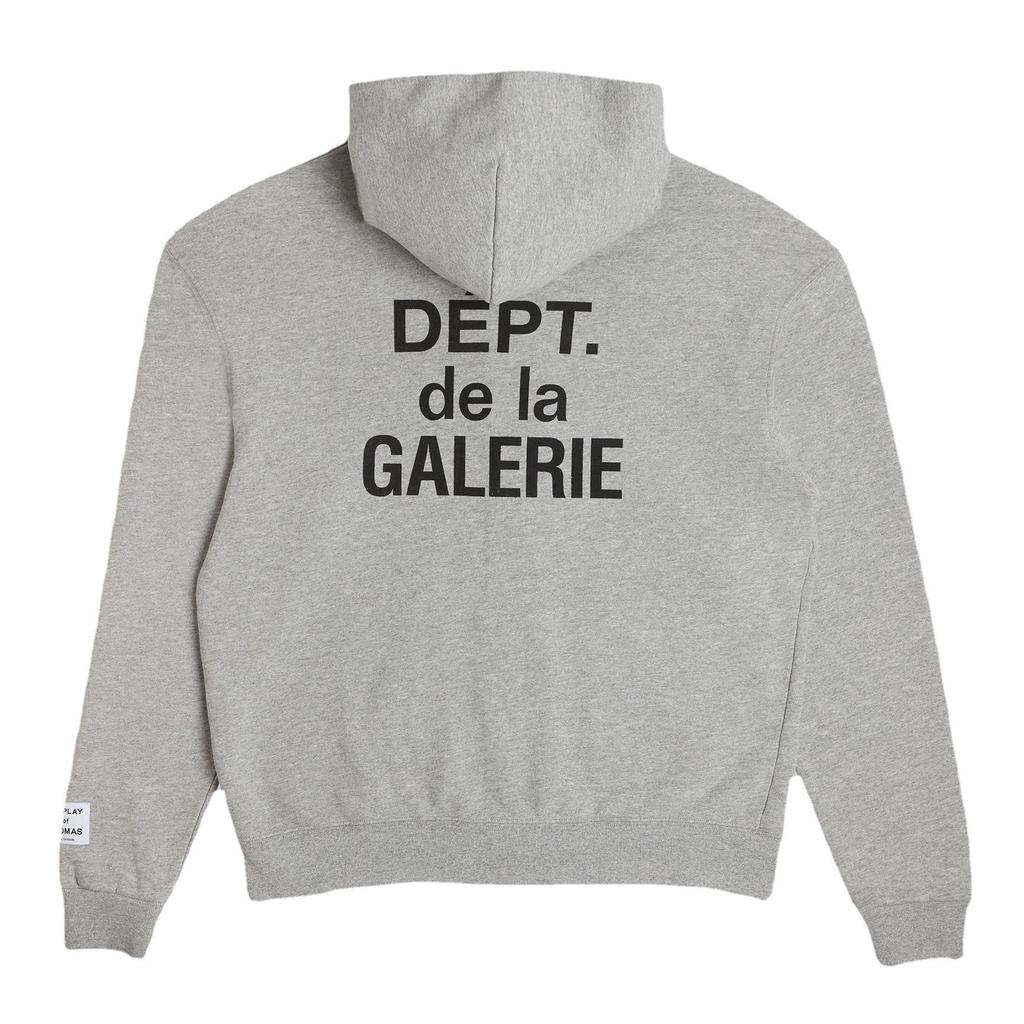 2024 A/W Unisex French Alphabet Logo Zipper Hoodie
