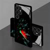 For Samsung Galaxy S26 S25 S24 S23 S22 S21 S20 A56 A36 A16 2D Quick Dial Pattern Phone Case Tempered Glass Protective Cover