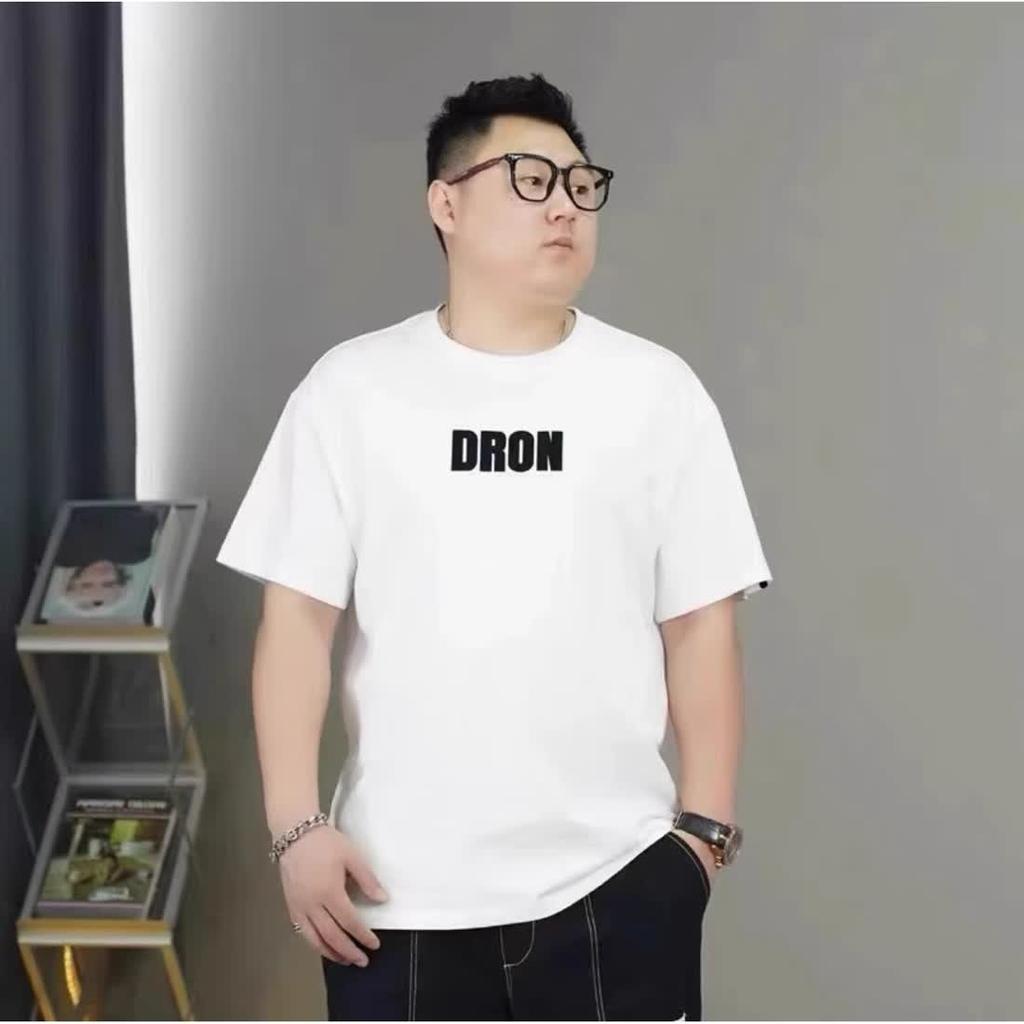 Fake two hundred matching stretch solid color fit wrinkle loose men's short-sleeved fashion short-sleeved top comfortable lightweight T-shirt