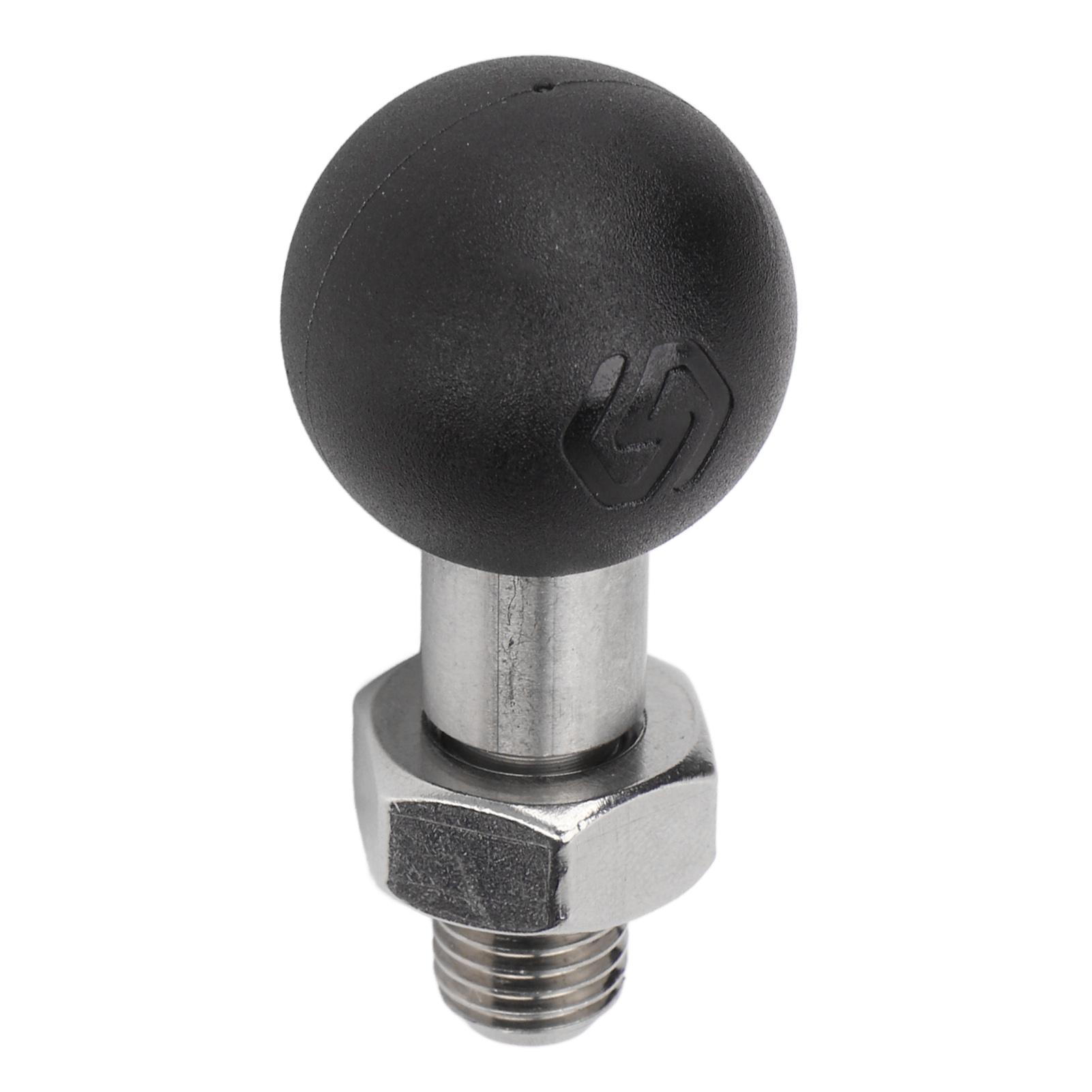 

Мотоциклетное резьбовое шаровое крепление из нержавеющей стали и резины, простая установка, шаровой адаптер для держателя телефона на мотоцикл M10