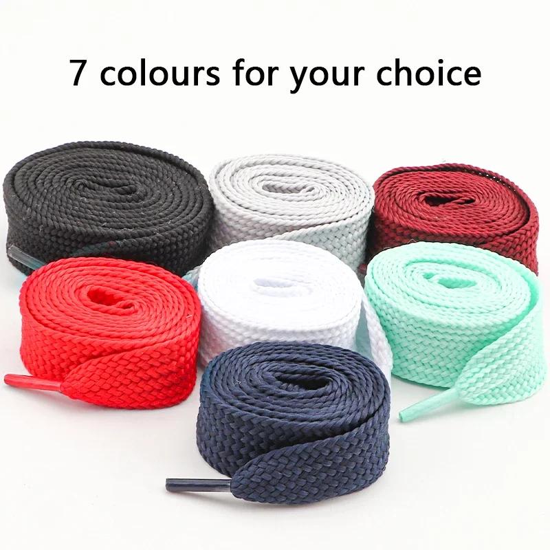 New Luxury Brand Laces 2.5CM Width Shoelace Flat Shoelaces for Sneakers AF1 Shoe Laces Shoes 100/120/140/160cm Shoestrings