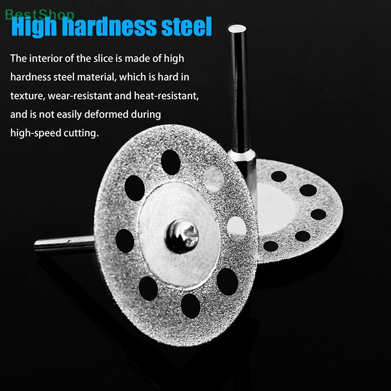 1Set Diamond Cutting Disc Electro-grinding Small Slice Saw Blades For Metal Cutting Rotary Tool Electric Grinder Parts