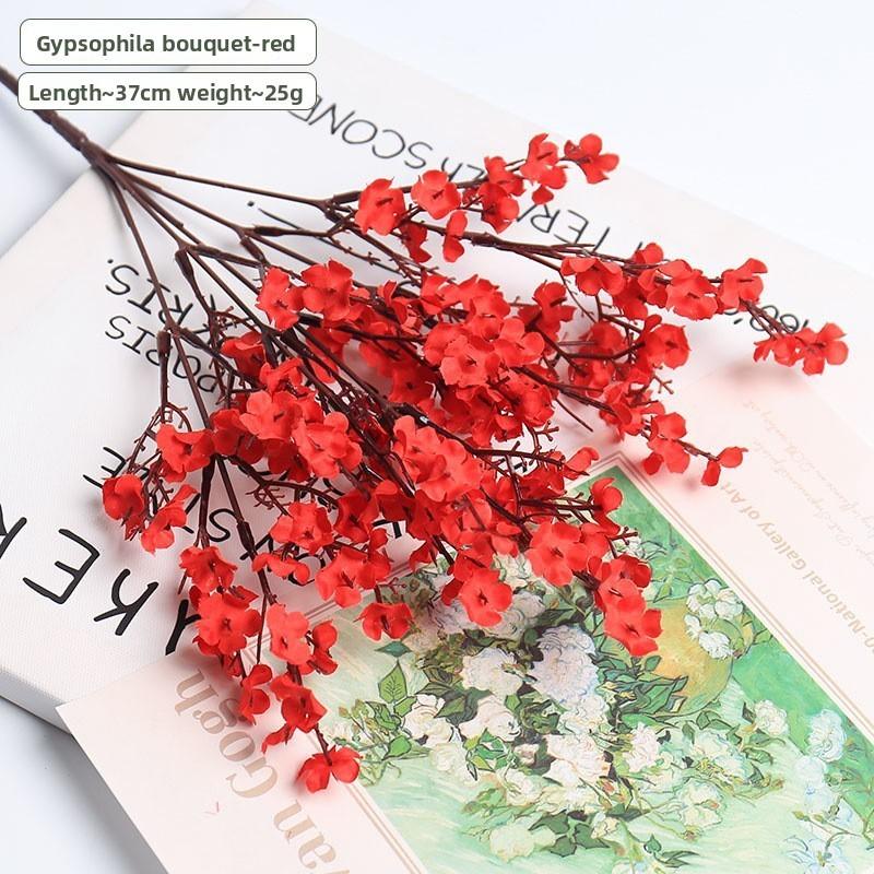 Bridal Wedding Silk Flower Garland With Gypsophila Paniculata Design For Ceremony Decor And Photo Shoots