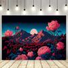 Tropical Plant Tapestry Wall Hanging Nordic Home Wall Decoration Bedroom Background Cloth Home Dormitory Art Decoration Tapestry