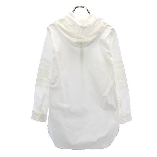 VOTE MAKE NEW CLOTHES Long Sleeve Mesh Hood Long Shirt S White Men's Used