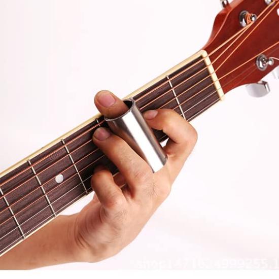 Dreld Sada kytarových slidů, 7cm6cm5.1cm2.8cm, Stříbrné nerezové válcové tónové tyčinky, Kytarové příslušenství, 4dílná sada